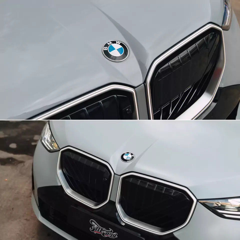 Забронировали BMW X3 прозрачным сатиновым полиуретаном